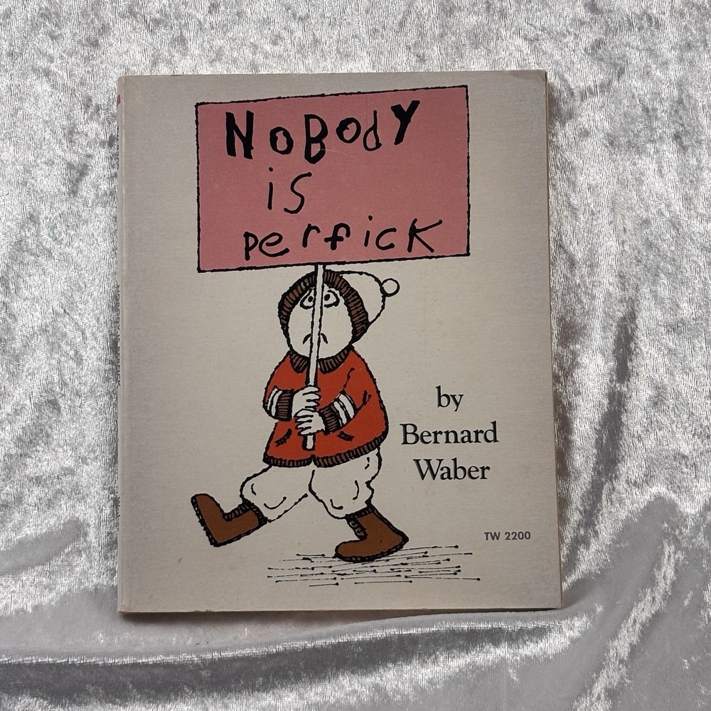 Nobody Is Perfick Find Bernard Waber First Edition 1971 Paperback Book